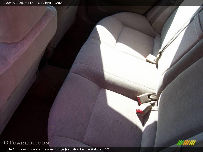 Ruby Red / Gray 2004 Kia Optima LX