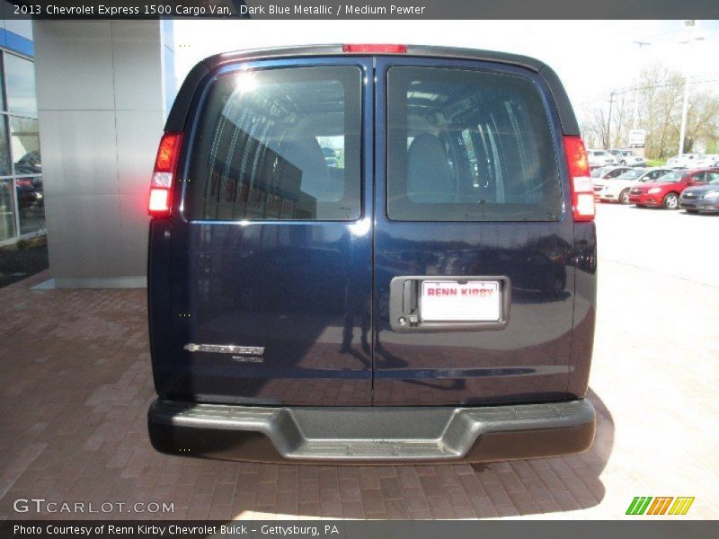 Dark Blue Metallic / Medium Pewter 2013 Chevrolet Express 1500 Cargo Van