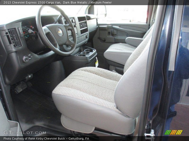Dark Blue Metallic / Medium Pewter 2013 Chevrolet Express 1500 Cargo Van