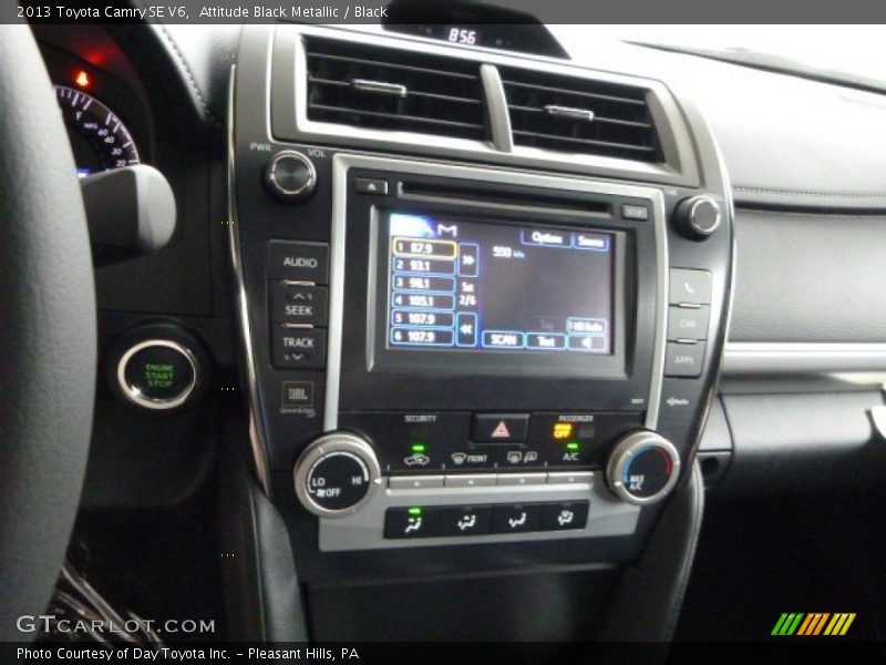 Attitude Black Metallic / Black 2013 Toyota Camry SE V6