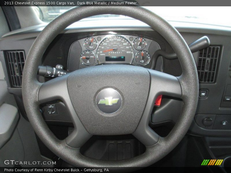 Dark Blue Metallic / Medium Pewter 2013 Chevrolet Express 1500 Cargo Van