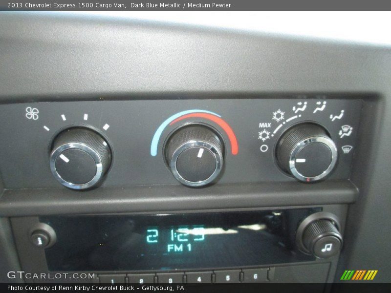 Dark Blue Metallic / Medium Pewter 2013 Chevrolet Express 1500 Cargo Van