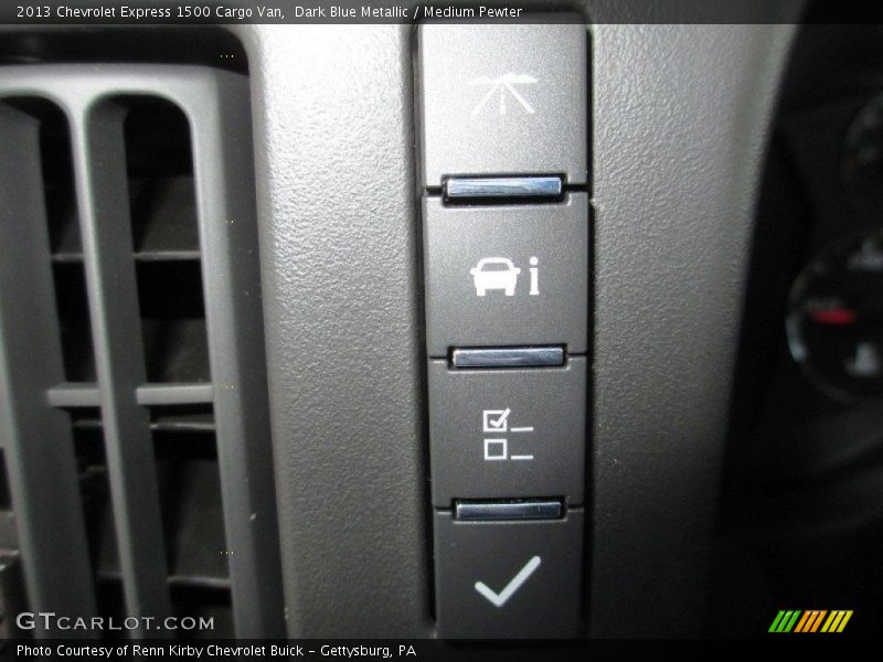 Dark Blue Metallic / Medium Pewter 2013 Chevrolet Express 1500 Cargo Van
