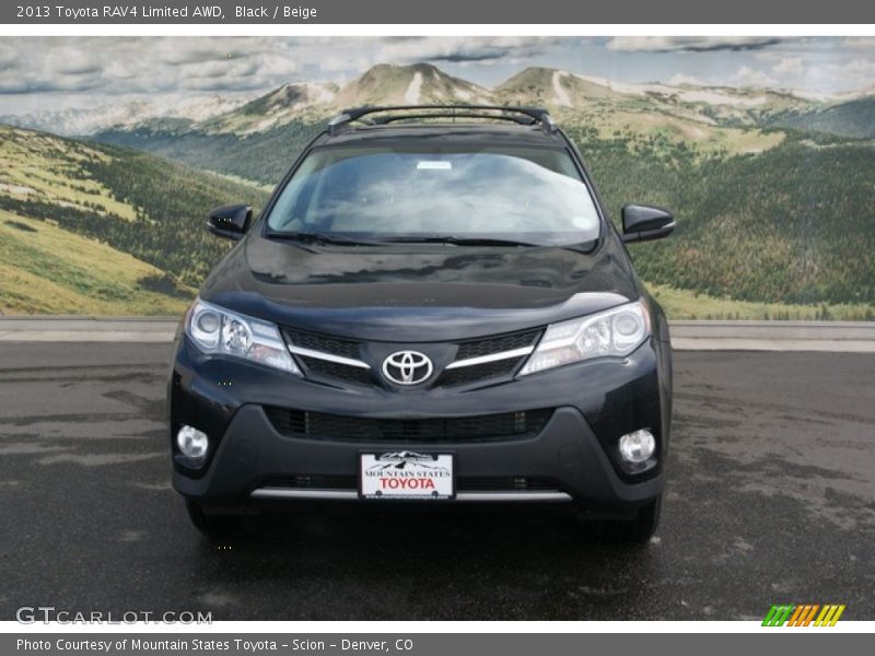 Black / Beige 2013 Toyota RAV4 Limited AWD