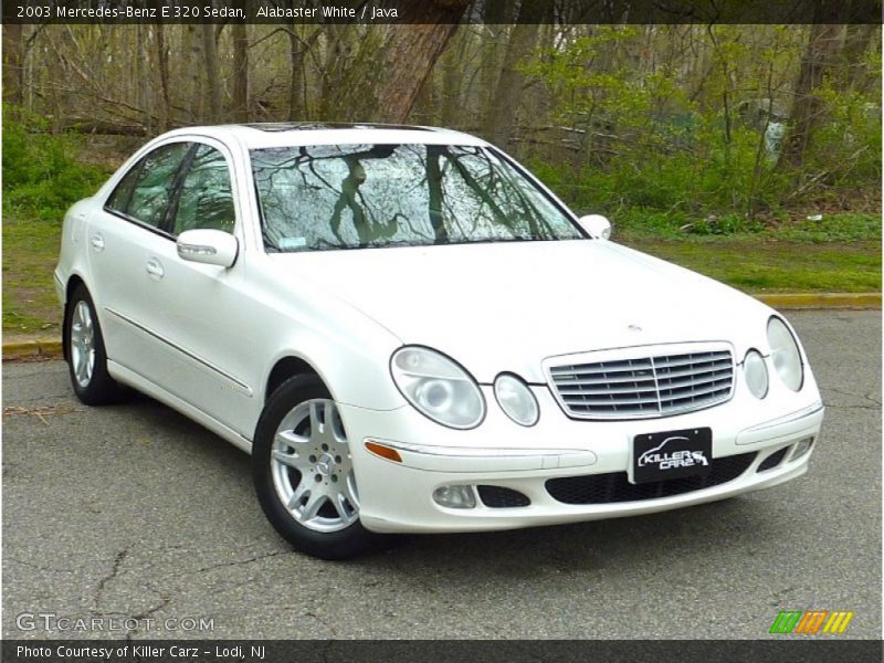 Alabaster White / Java 2003 Mercedes-Benz E 320 Sedan