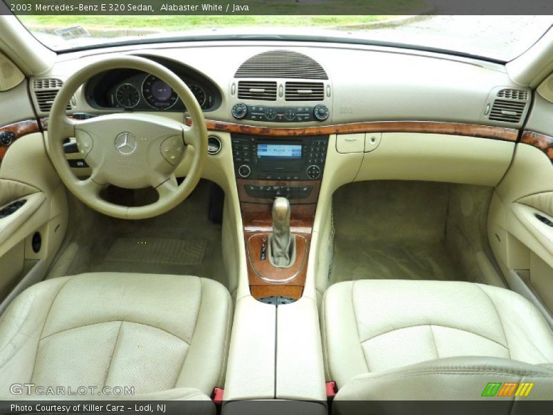 Dashboard of 2003 E 320 Sedan