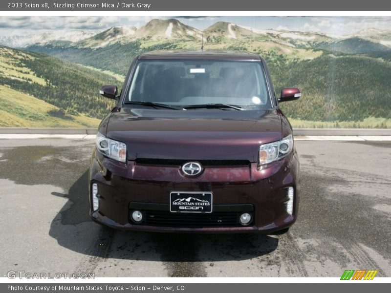 Sizzling Crimson Mica / Dark Gray 2013 Scion xB