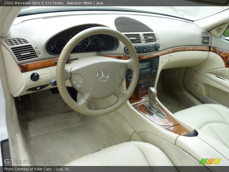  2003 E 320 Sedan Java Interior