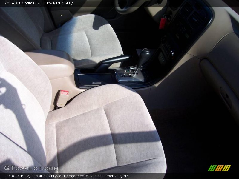 Ruby Red / Gray 2004 Kia Optima LX