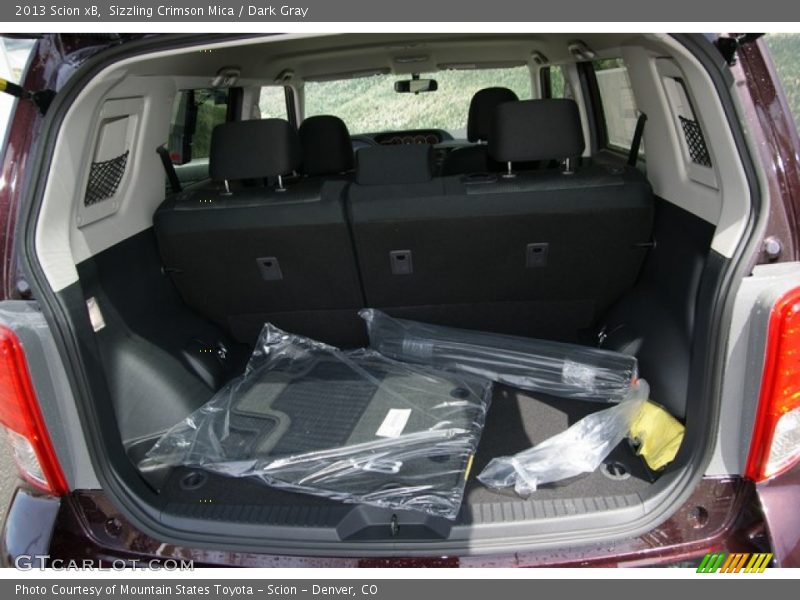 Sizzling Crimson Mica / Dark Gray 2013 Scion xB