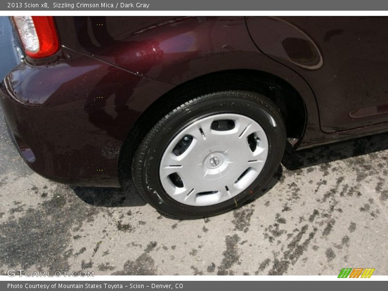 Sizzling Crimson Mica / Dark Gray 2013 Scion xB