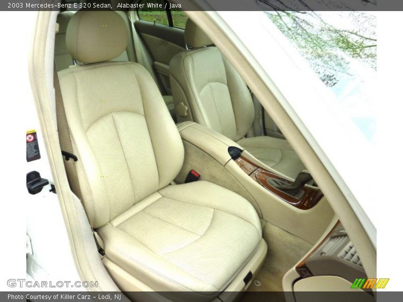 Alabaster White / Java 2003 Mercedes-Benz E 320 Sedan