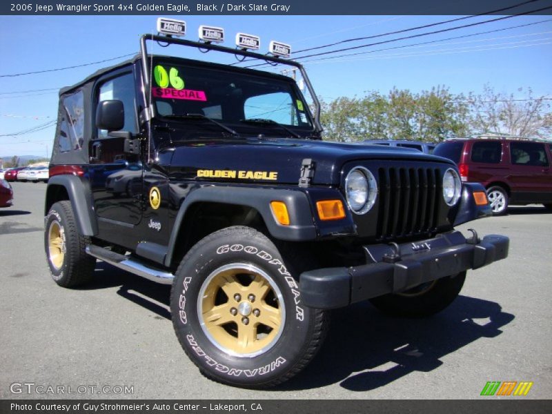 Front 3/4 View of 2006 Wrangler Sport 4x4 Golden Eagle