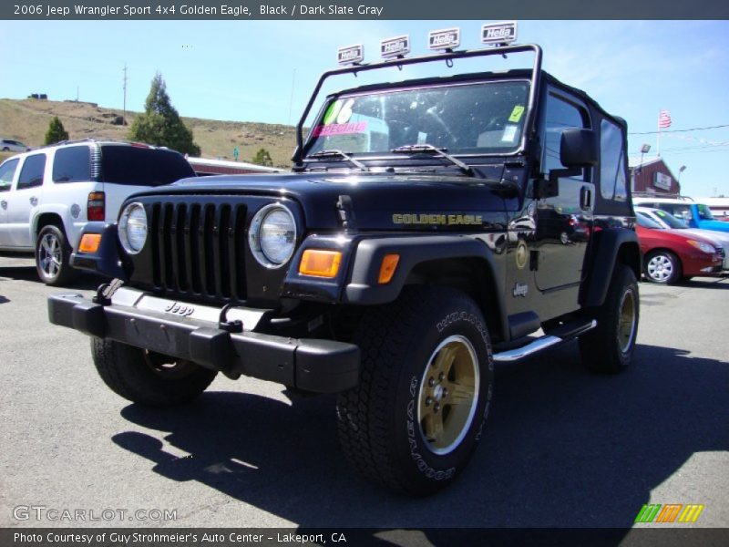 Black / Dark Slate Gray 2006 Jeep Wrangler Sport 4x4 Golden Eagle