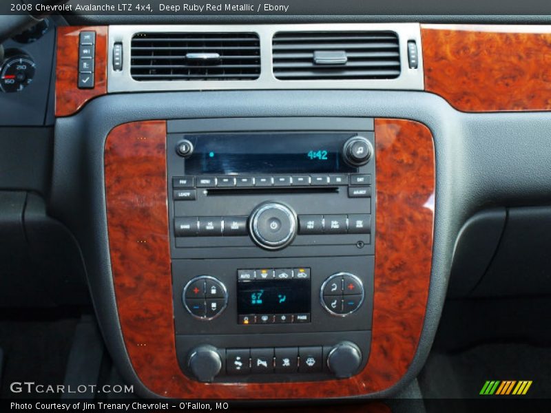 Deep Ruby Red Metallic / Ebony 2008 Chevrolet Avalanche LTZ 4x4