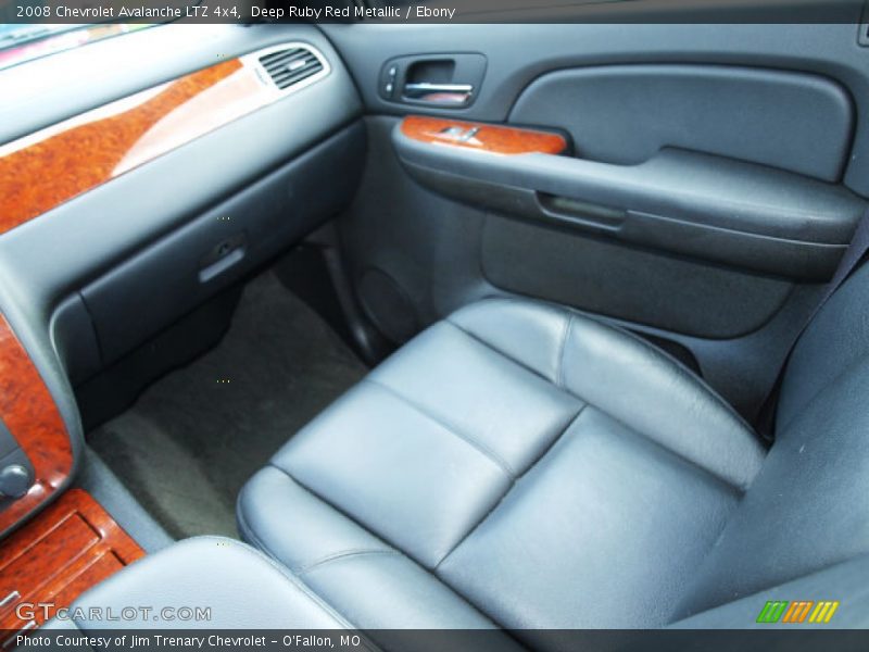 Deep Ruby Red Metallic / Ebony 2008 Chevrolet Avalanche LTZ 4x4