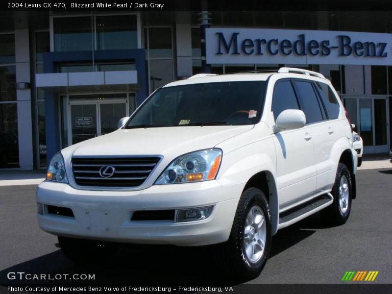 Blizzard White Pearl / Dark Gray 2004 Lexus GX 470