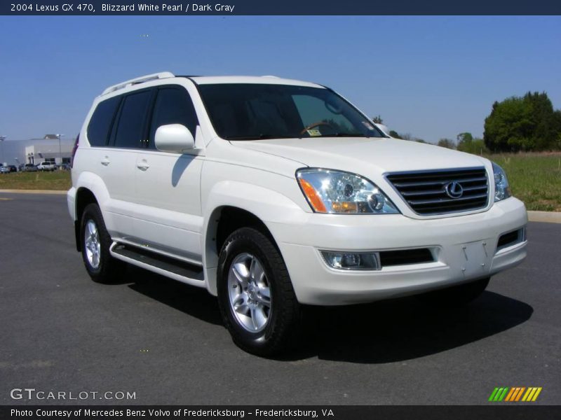 Blizzard White Pearl / Dark Gray 2004 Lexus GX 470