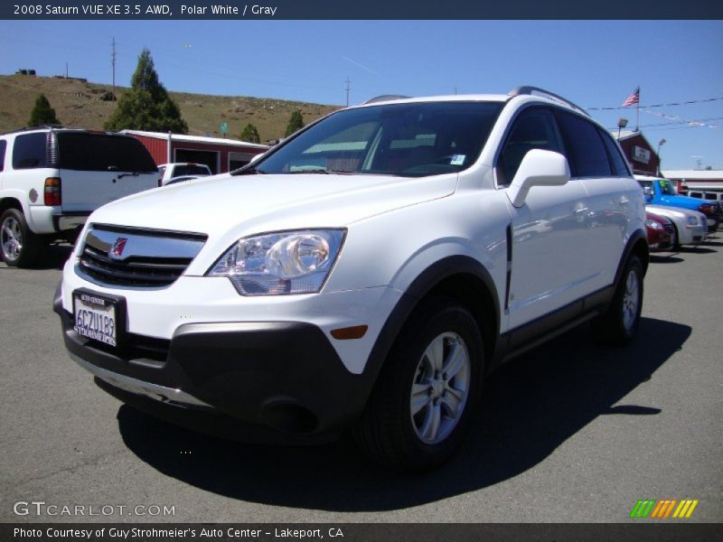 Polar White / Gray 2008 Saturn VUE XE 3.5 AWD