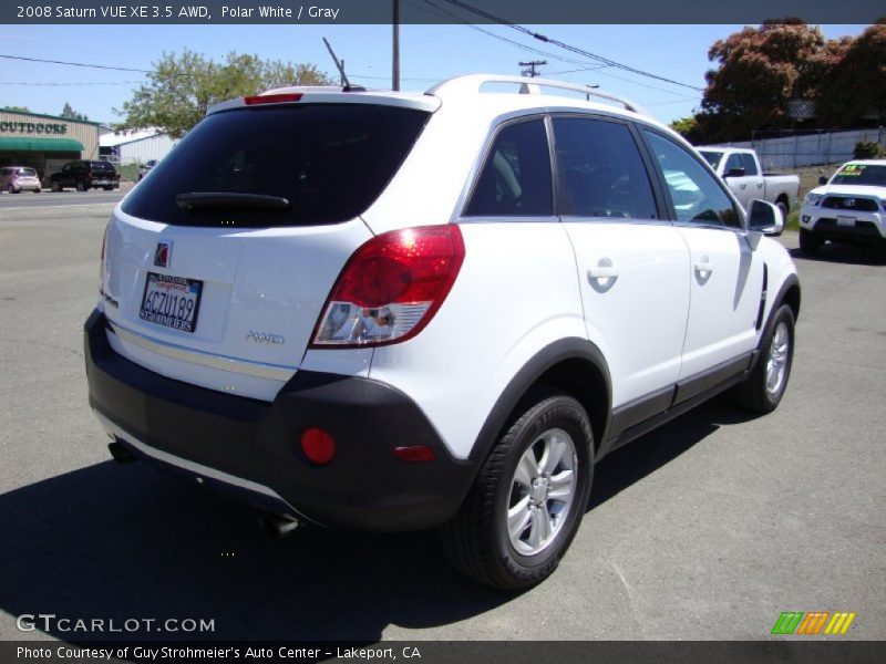 Polar White / Gray 2008 Saturn VUE XE 3.5 AWD