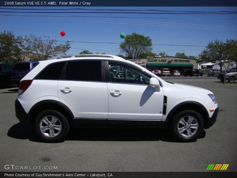 Polar White / Gray 2008 Saturn VUE XE 3.5 AWD