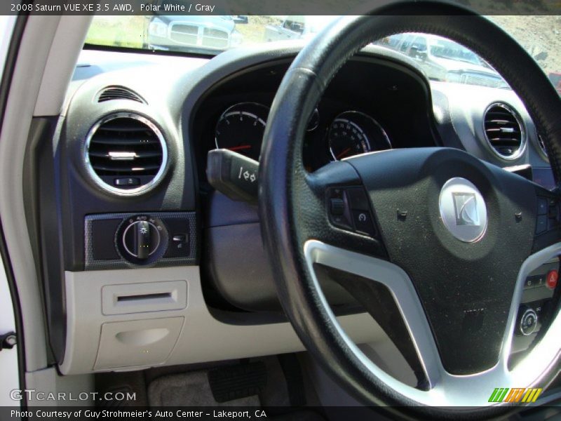 Polar White / Gray 2008 Saturn VUE XE 3.5 AWD