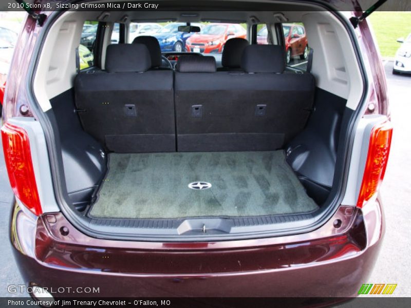 Sizzling Crimson Mica / Dark Gray 2010 Scion xB