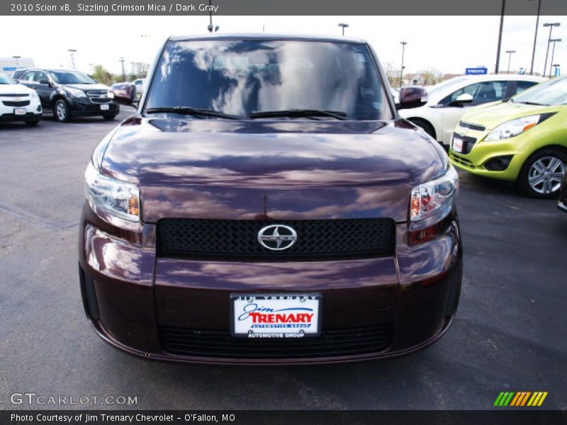 Sizzling Crimson Mica / Dark Gray 2010 Scion xB