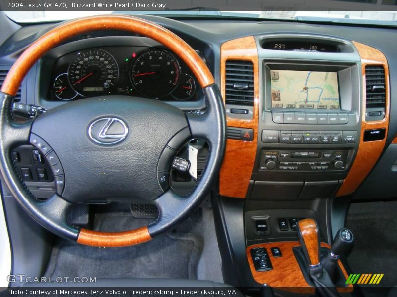 Blizzard White Pearl / Dark Gray 2004 Lexus GX 470