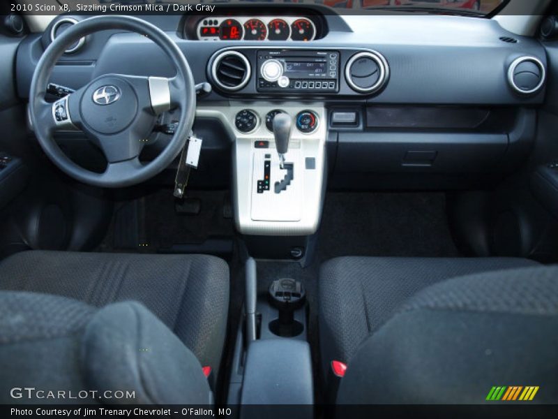 Sizzling Crimson Mica / Dark Gray 2010 Scion xB