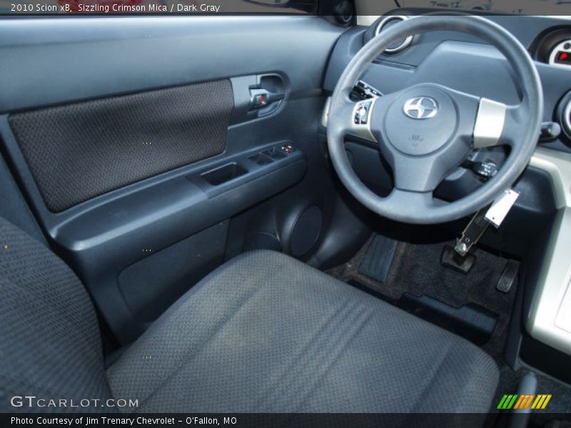 Sizzling Crimson Mica / Dark Gray 2010 Scion xB