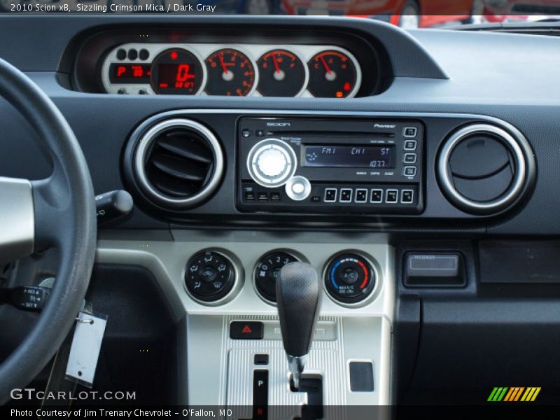 Sizzling Crimson Mica / Dark Gray 2010 Scion xB