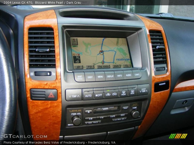 Blizzard White Pearl / Dark Gray 2004 Lexus GX 470