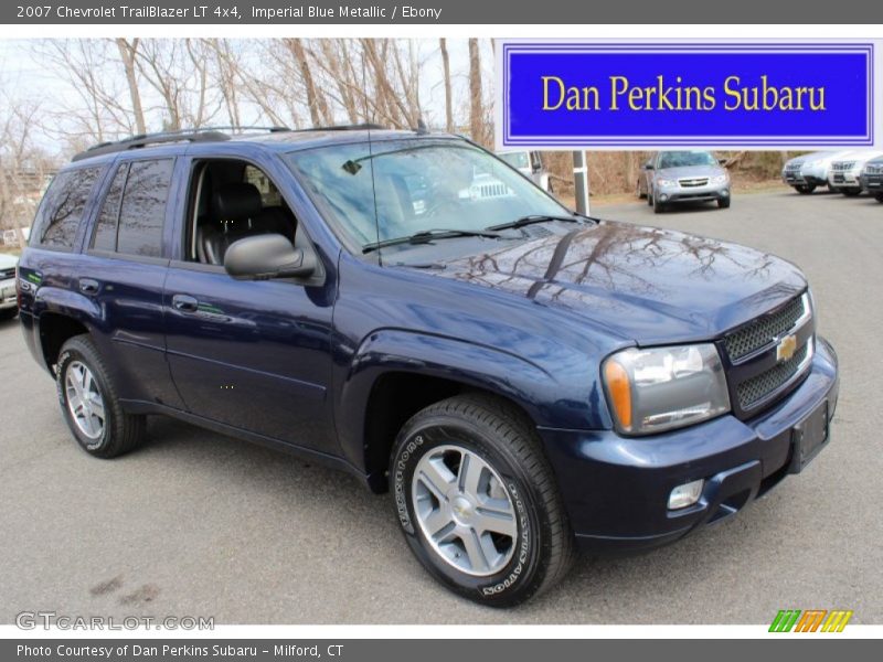Imperial Blue Metallic / Ebony 2007 Chevrolet TrailBlazer LT 4x4