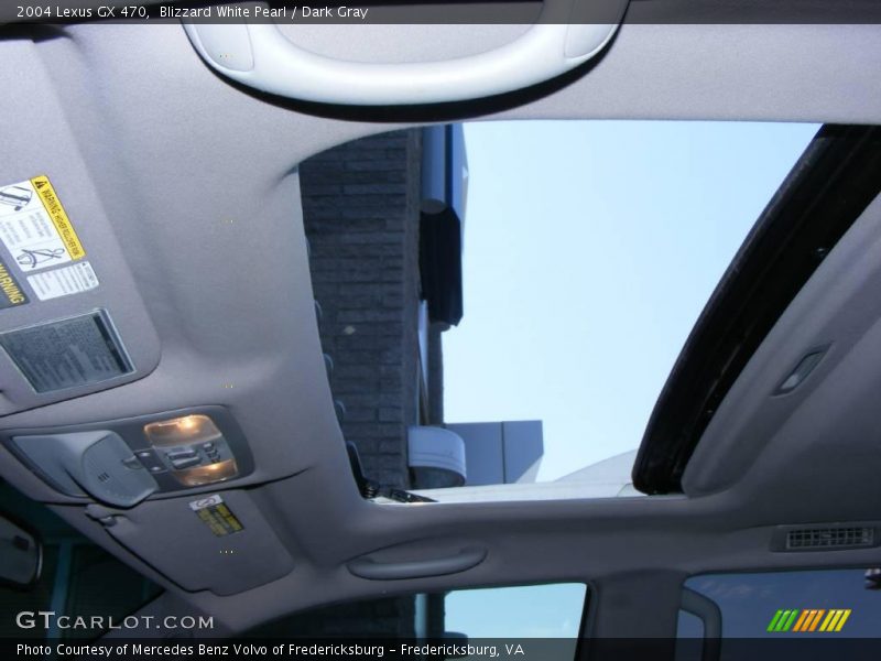 Blizzard White Pearl / Dark Gray 2004 Lexus GX 470