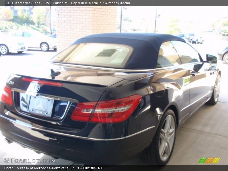 Capri Blue Metallic / Almond/Mocha 2011 Mercedes-Benz E 350 Cabriolet