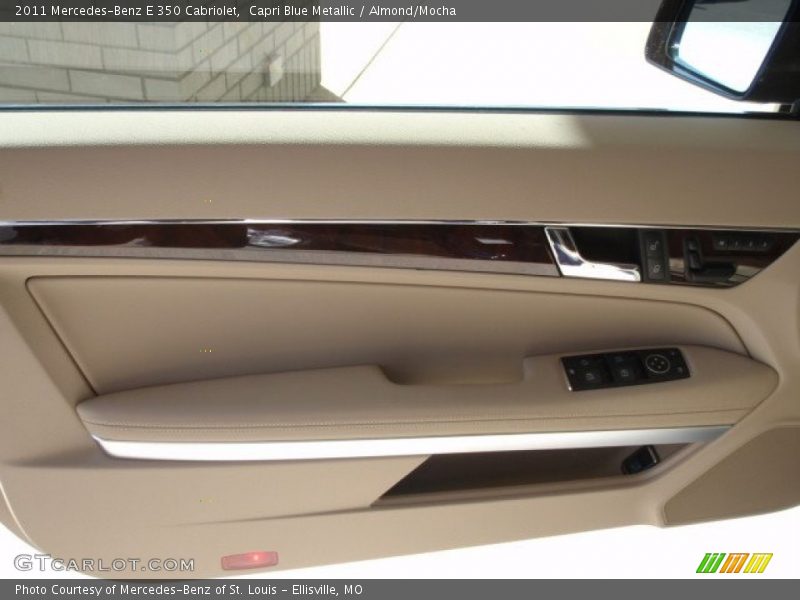 Capri Blue Metallic / Almond/Mocha 2011 Mercedes-Benz E 350 Cabriolet