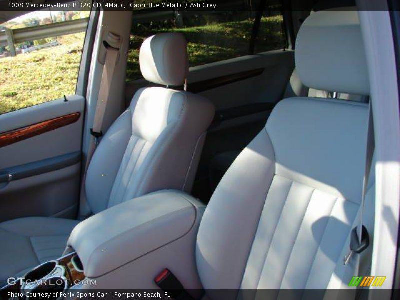 Capri Blue Metallic / Ash Grey 2008 Mercedes-Benz R 320 CDI 4Matic