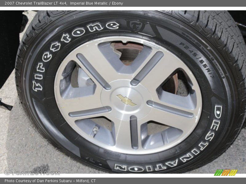 Imperial Blue Metallic / Ebony 2007 Chevrolet TrailBlazer LT 4x4