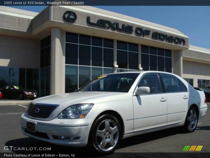 Moonlight Pearl / Saddle 2005 Lexus LS 430 Sedan
