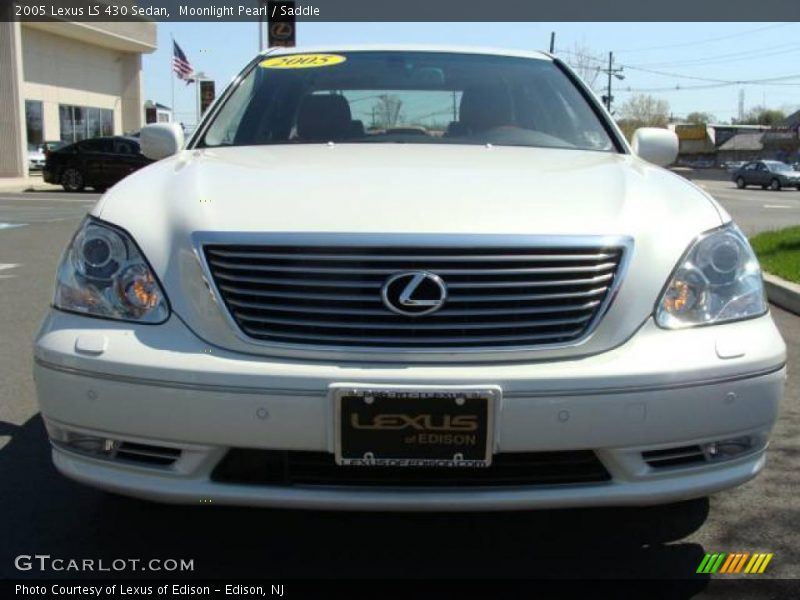 Moonlight Pearl / Saddle 2005 Lexus LS 430 Sedan