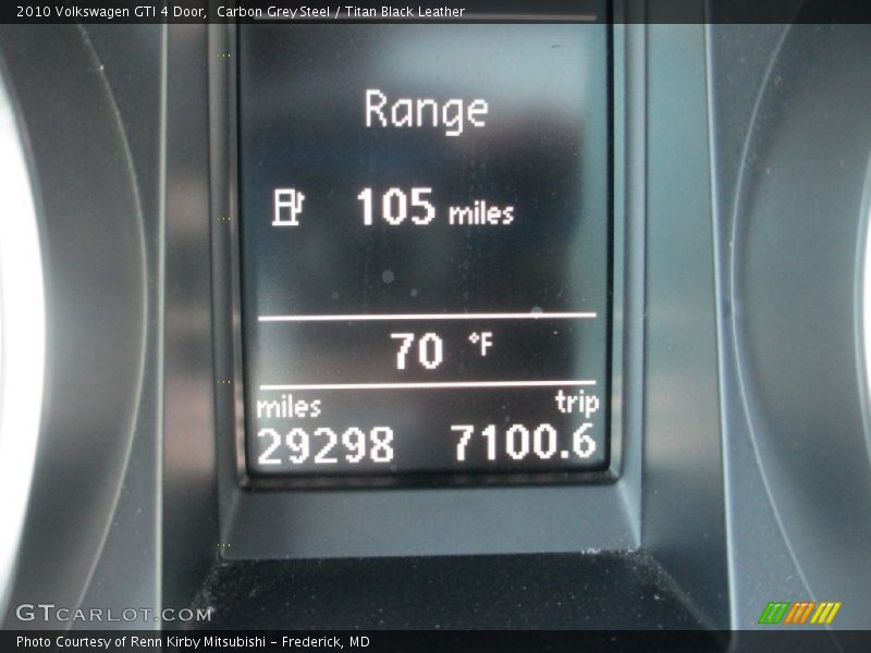 Carbon Grey Steel / Titan Black Leather 2010 Volkswagen GTI 4 Door