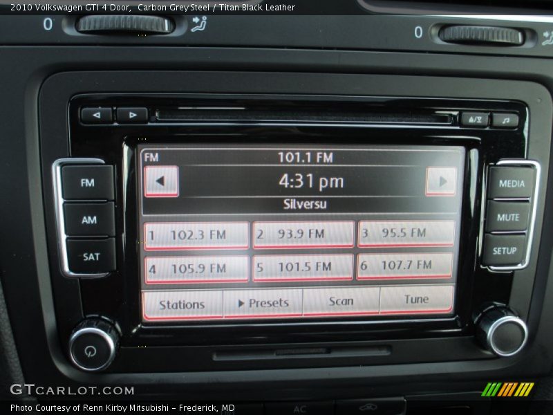 Carbon Grey Steel / Titan Black Leather 2010 Volkswagen GTI 4 Door