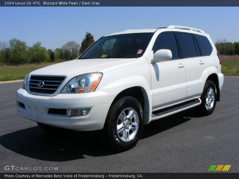 Blizzard White Pearl / Dark Gray 2004 Lexus GX 470
