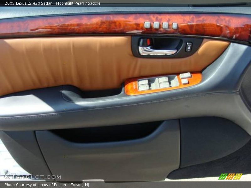 Moonlight Pearl / Saddle 2005 Lexus LS 430 Sedan