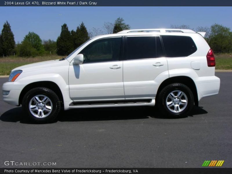 Blizzard White Pearl / Dark Gray 2004 Lexus GX 470