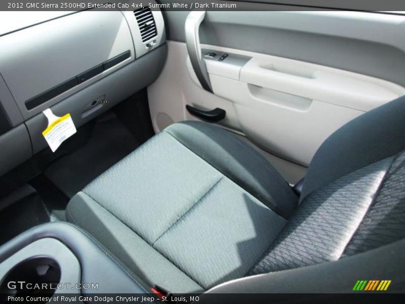 Summit White / Dark Titanium 2012 GMC Sierra 2500HD Extended Cab 4x4