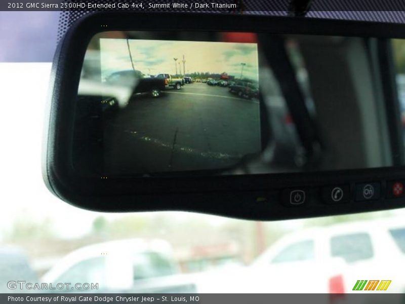 Summit White / Dark Titanium 2012 GMC Sierra 2500HD Extended Cab 4x4
