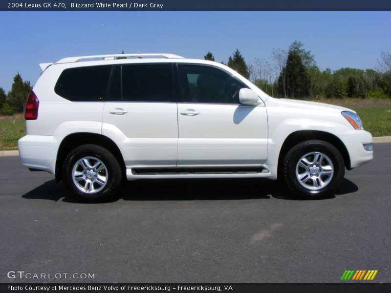 Blizzard White Pearl / Dark Gray 2004 Lexus GX 470