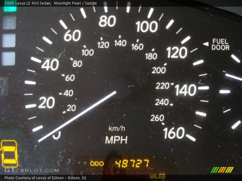 Moonlight Pearl / Saddle 2005 Lexus LS 430 Sedan